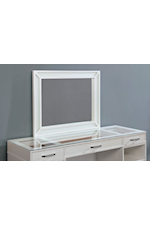 Furniture of America Vickie Glam Vanity Set with LED Light in Mirror