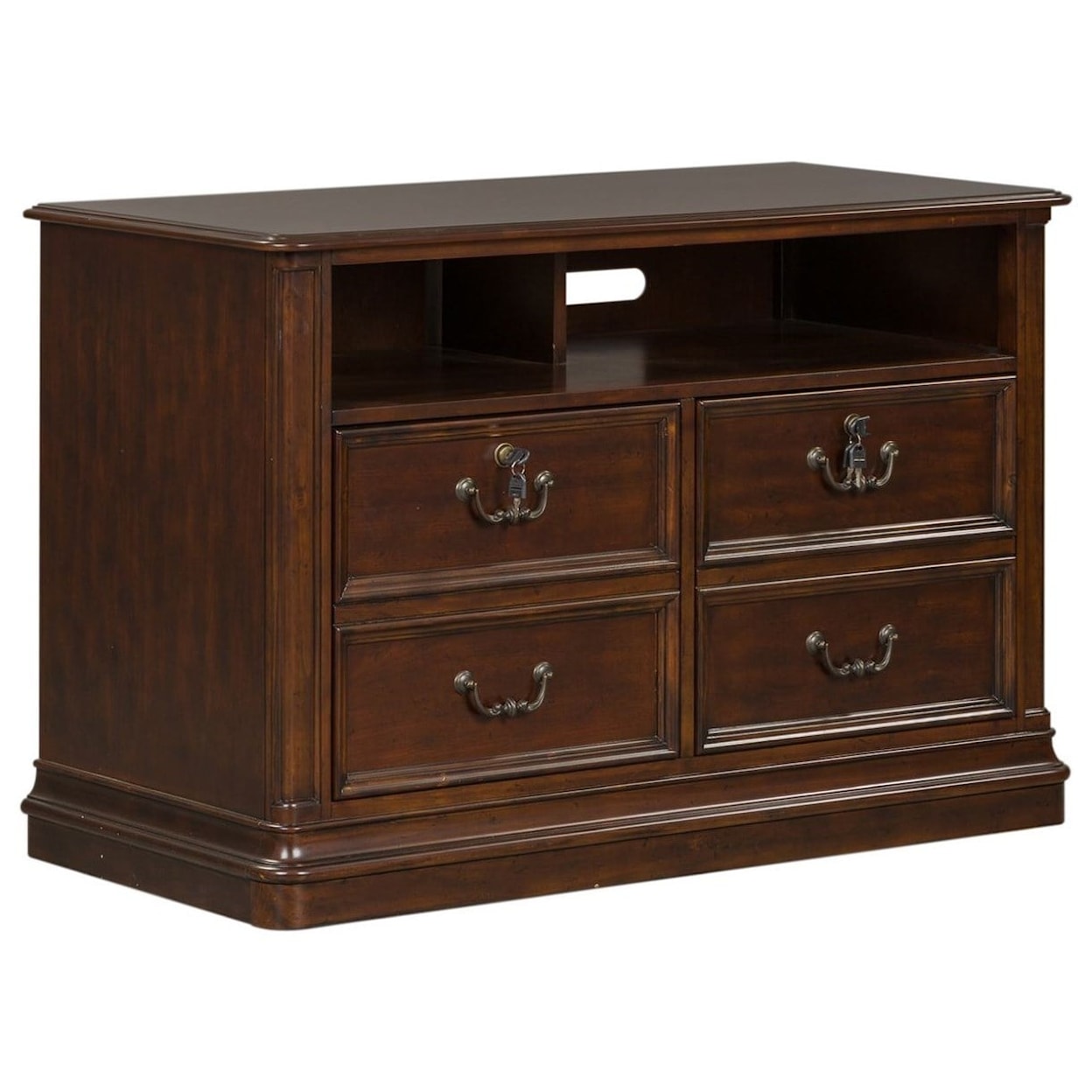 Liberty Furniture Brayton Manor Jr Executive Media Lateral File Chest