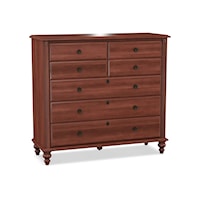 Traditional 7-Drawer Dressing Chest with Soft-Close Drawers