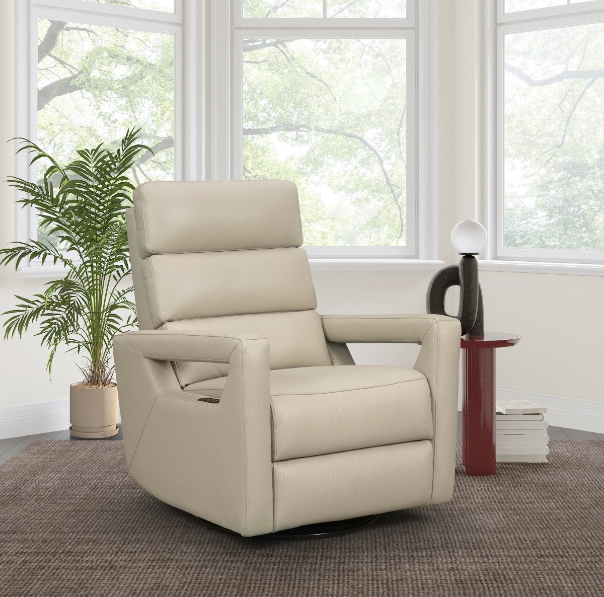 Barcalounger Jordan Power Swivel Glider Recliner
