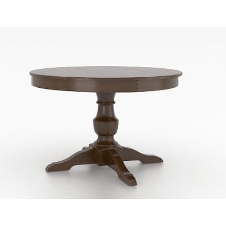 Round Wood Table