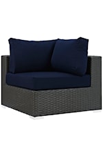 Modway Sojourn Outdoor Patio Sunbrella® Daybed - Navy