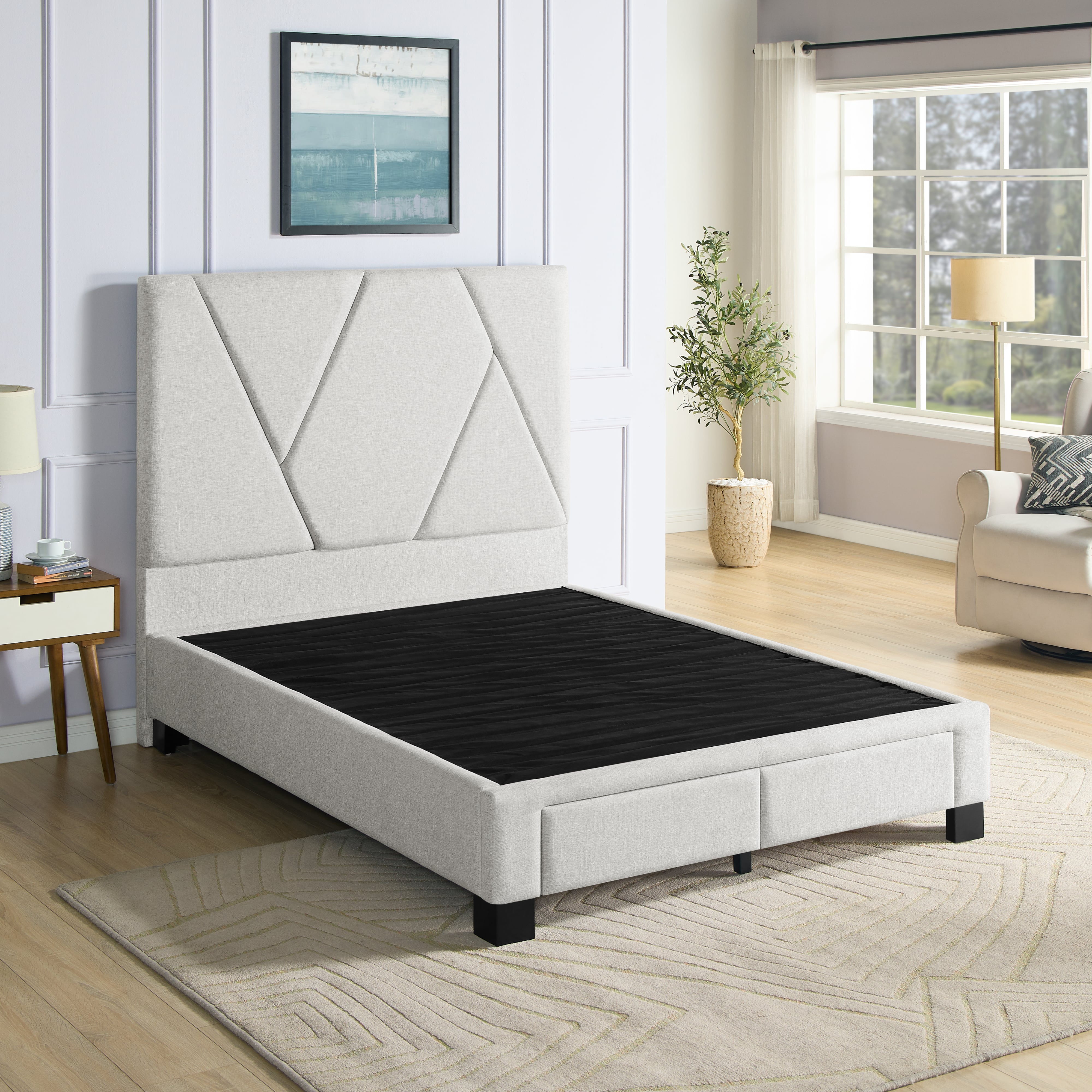2-Drawer Storage King Bed