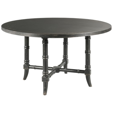 Round Bamboo Table