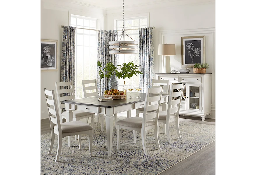 Allyson Park Optional 7 Piece Rectangular Table Set by Liberty Furniture at Schewels Home