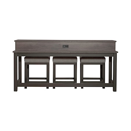 4-Piece Console Bar Table Set