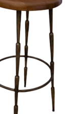 Furniture Classics  Industrial Counter Stool with Metal Legs