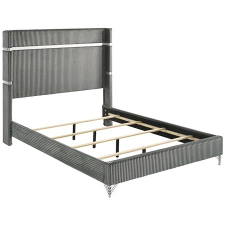 Lucia 61-inch Queen Wingback Bed