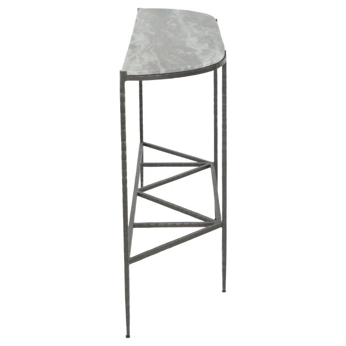 Semi-Oval Console Table