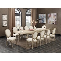 Relaxed Vintage 11-Piece Dining Set