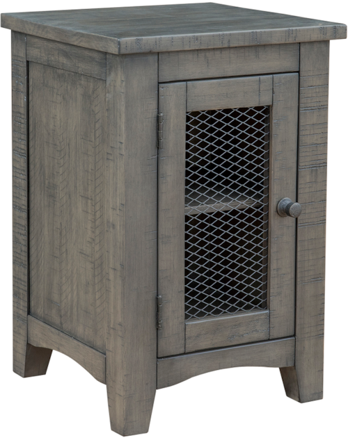 Farmhouse 1-Door Small End Table