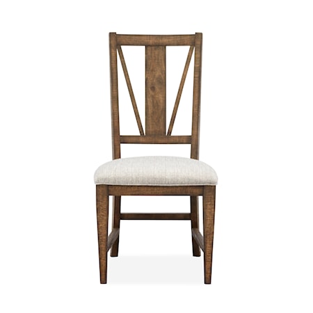 Dining Side Chair w/ Upholstered Seat