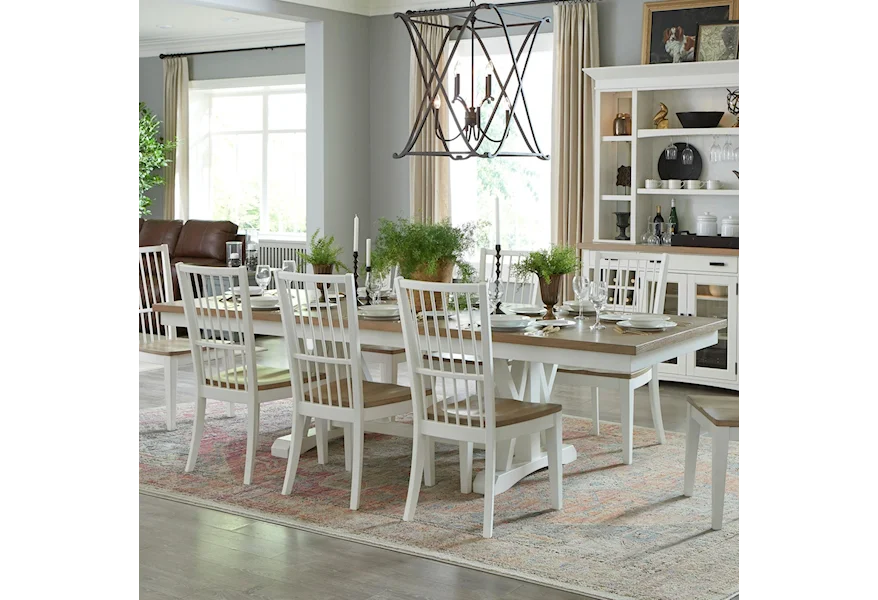 Americana Modern Dining Table by Parker House at Z & R Furniture