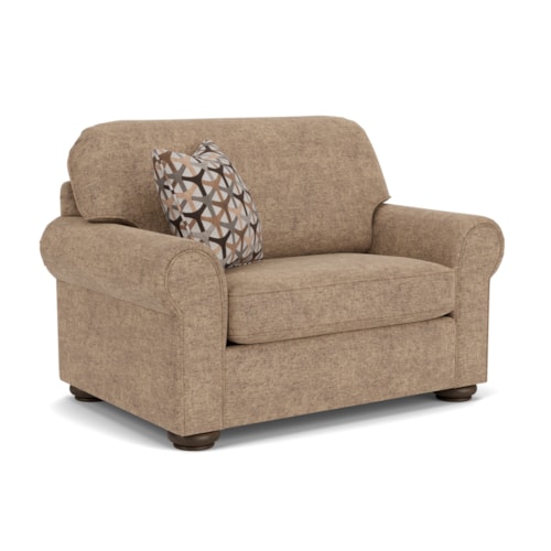 Traditional Chair and a Half