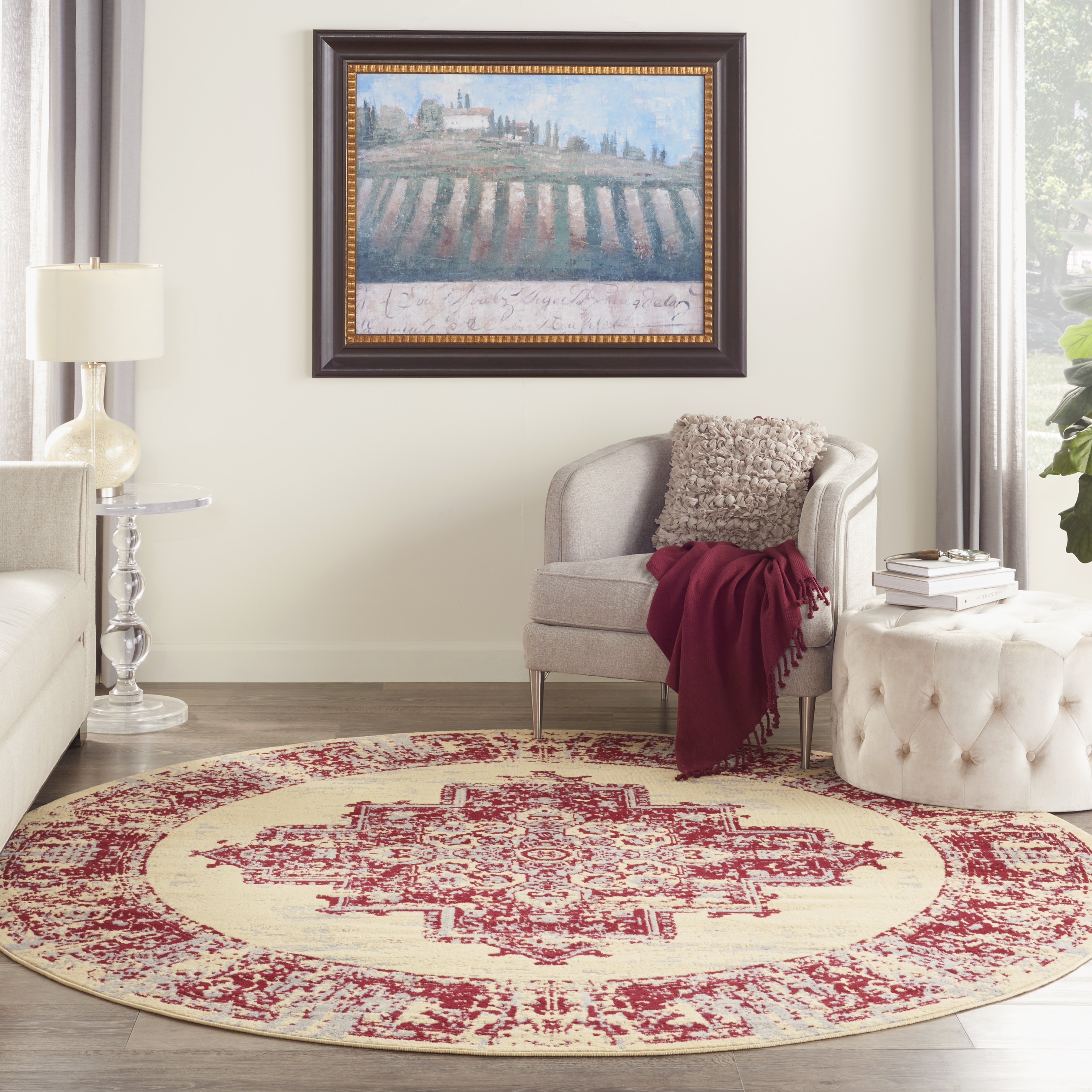 Nourison Grafix 8' Round  Rug