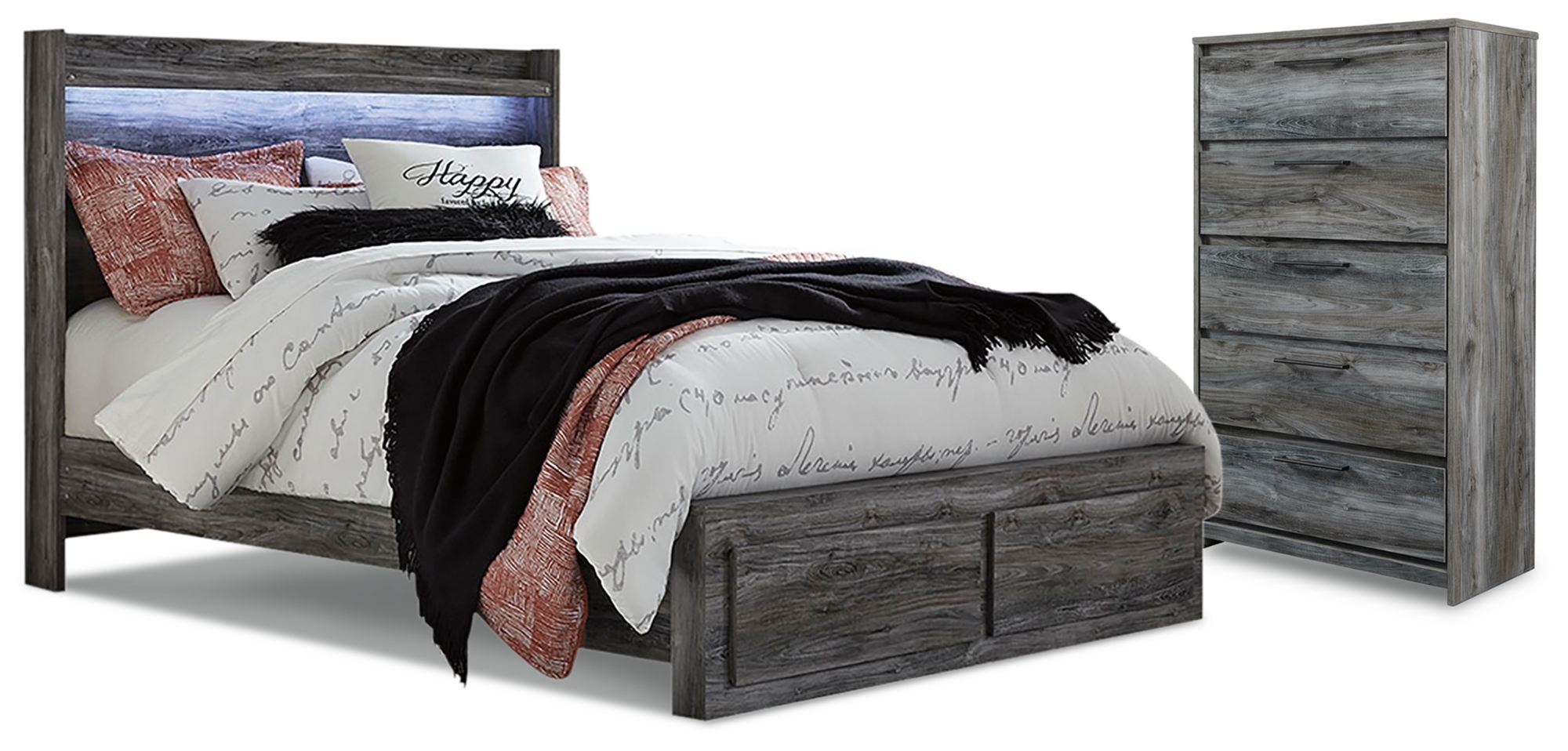 Signature Design by Ashley Baystorm Queen Panel Storage Bed With Chest