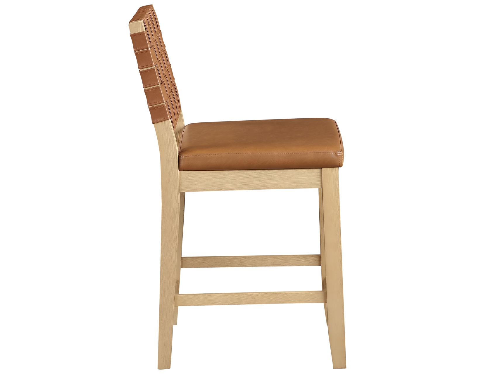 Steve Silver Reid Upholstered Webbed-Back Counter Chair