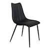 Moe's Home Collection Alibi Alibi Dining Chair Matte Black-M2