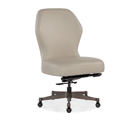 Transitional Executive Swivel Tilt Chair with Casters
