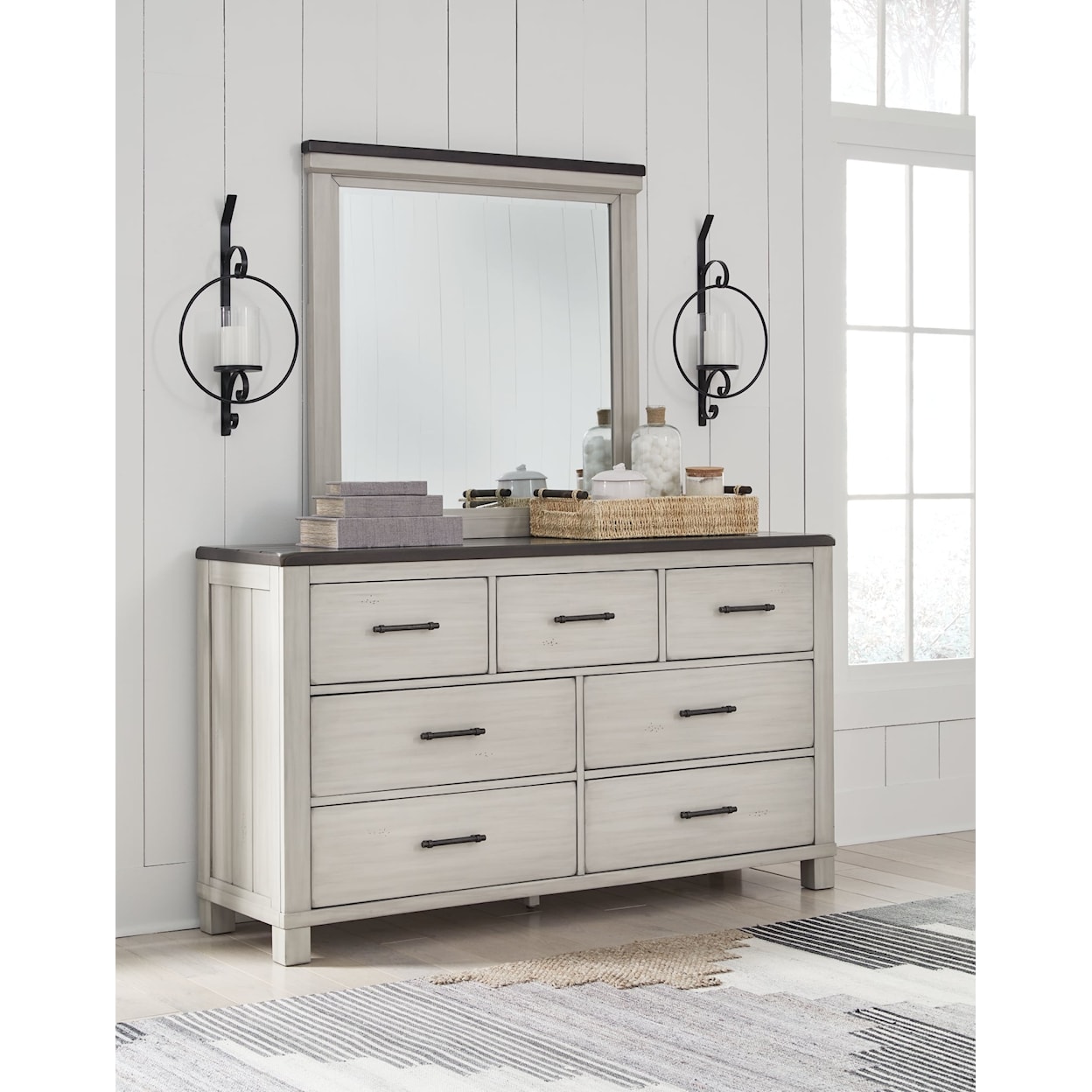 Michael Alan Select Darborn Dresser and Mirror