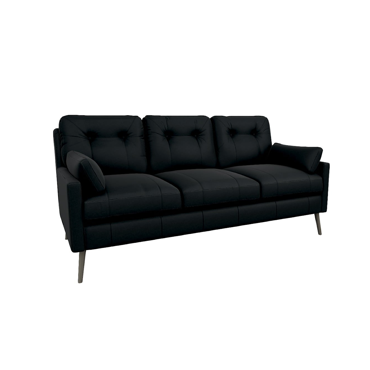 Bravo Furniture Trevin Stationary Sofa With Throw Pillows