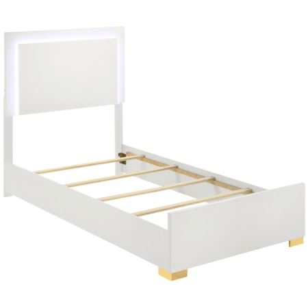 CELINE WHITE TWIN BED |