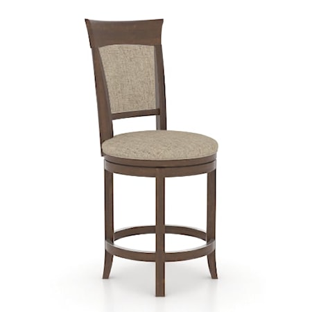 Upholstered Swivel Stool