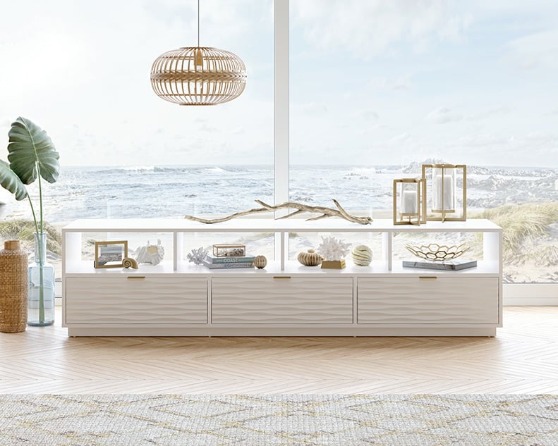 Three-Drawer TV Credenza