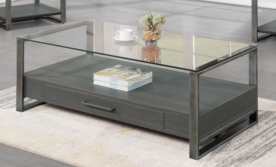 Crown Mark MARDO CRMA422501 Contemporary Cocktail Table with Lower