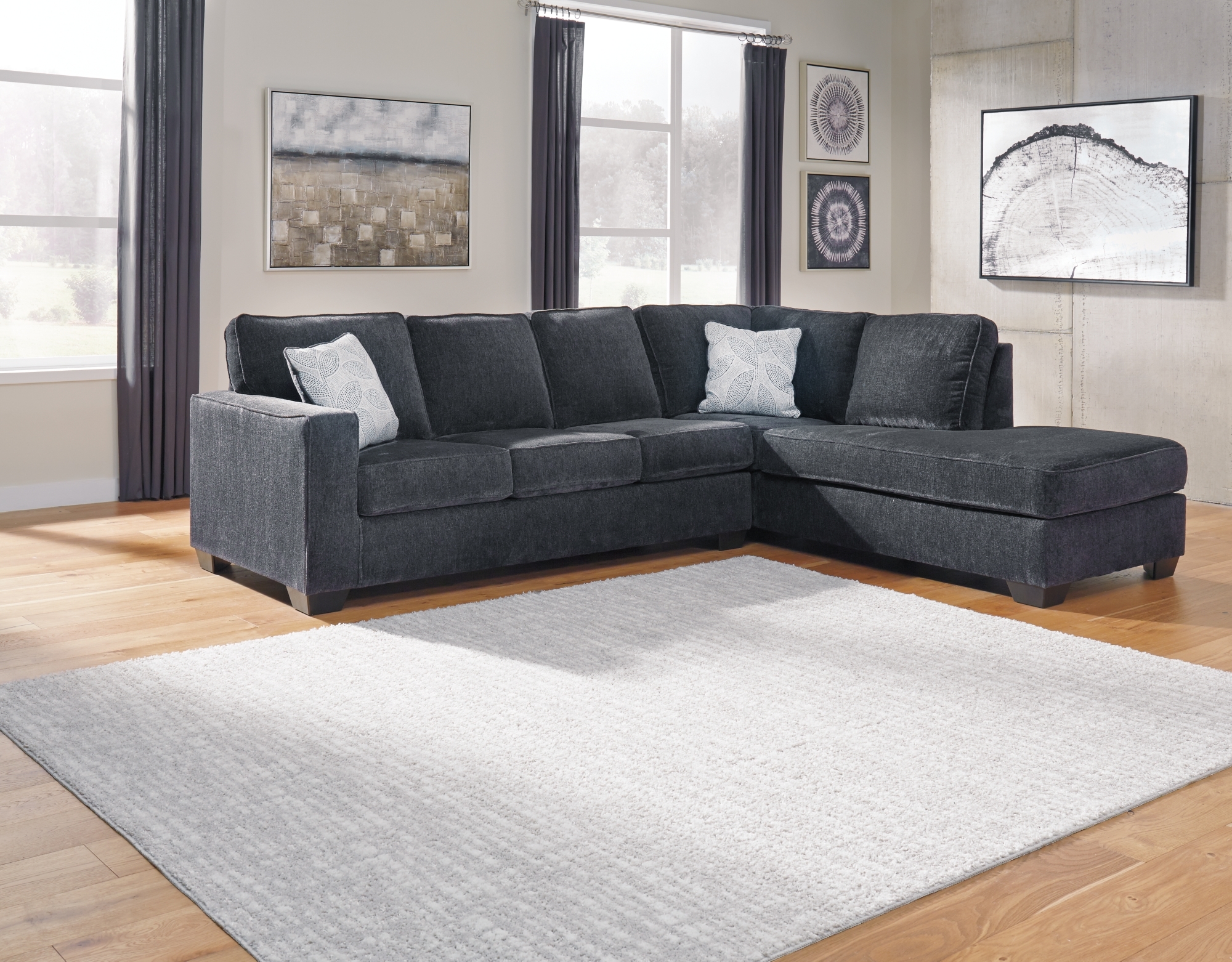 Signature Design by Ashley Altari 2-piece Sectional And Chair