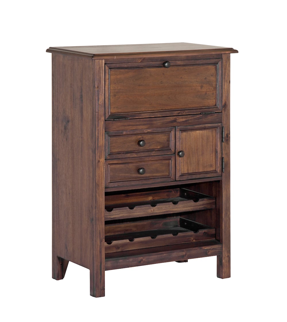 Bernards Wine Cabinet 2-Drawer Wine Cabinet