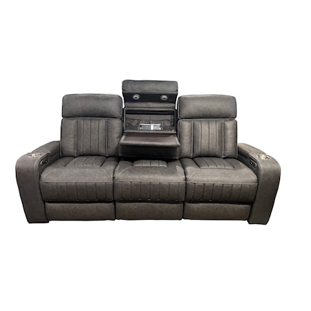 Power Reclining Sofa w/ Drop Down Table