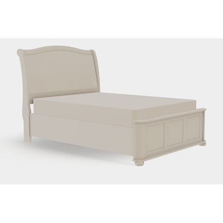 Queen Upholstered Bed Right Drawerside