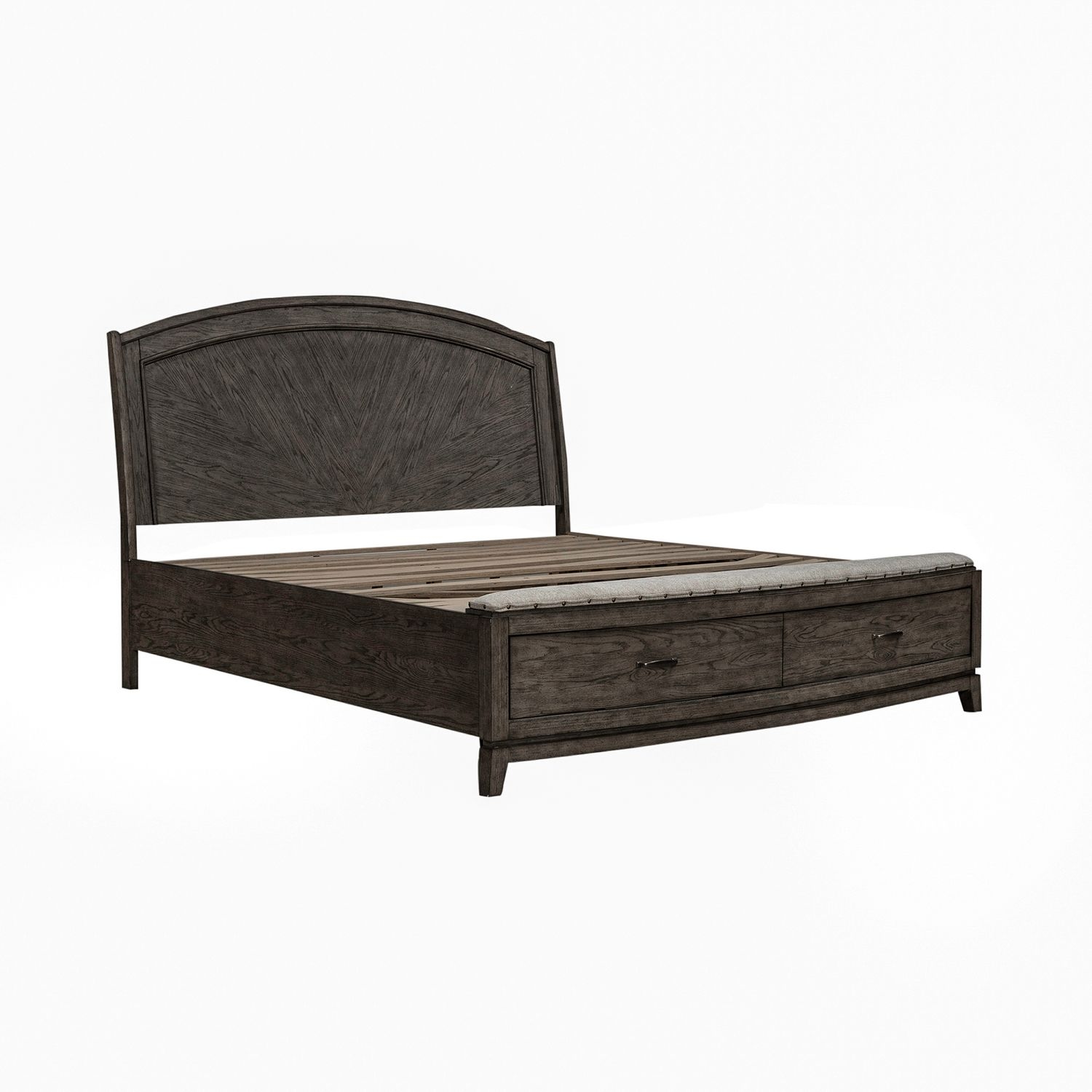 Queen Panel Storage Bed