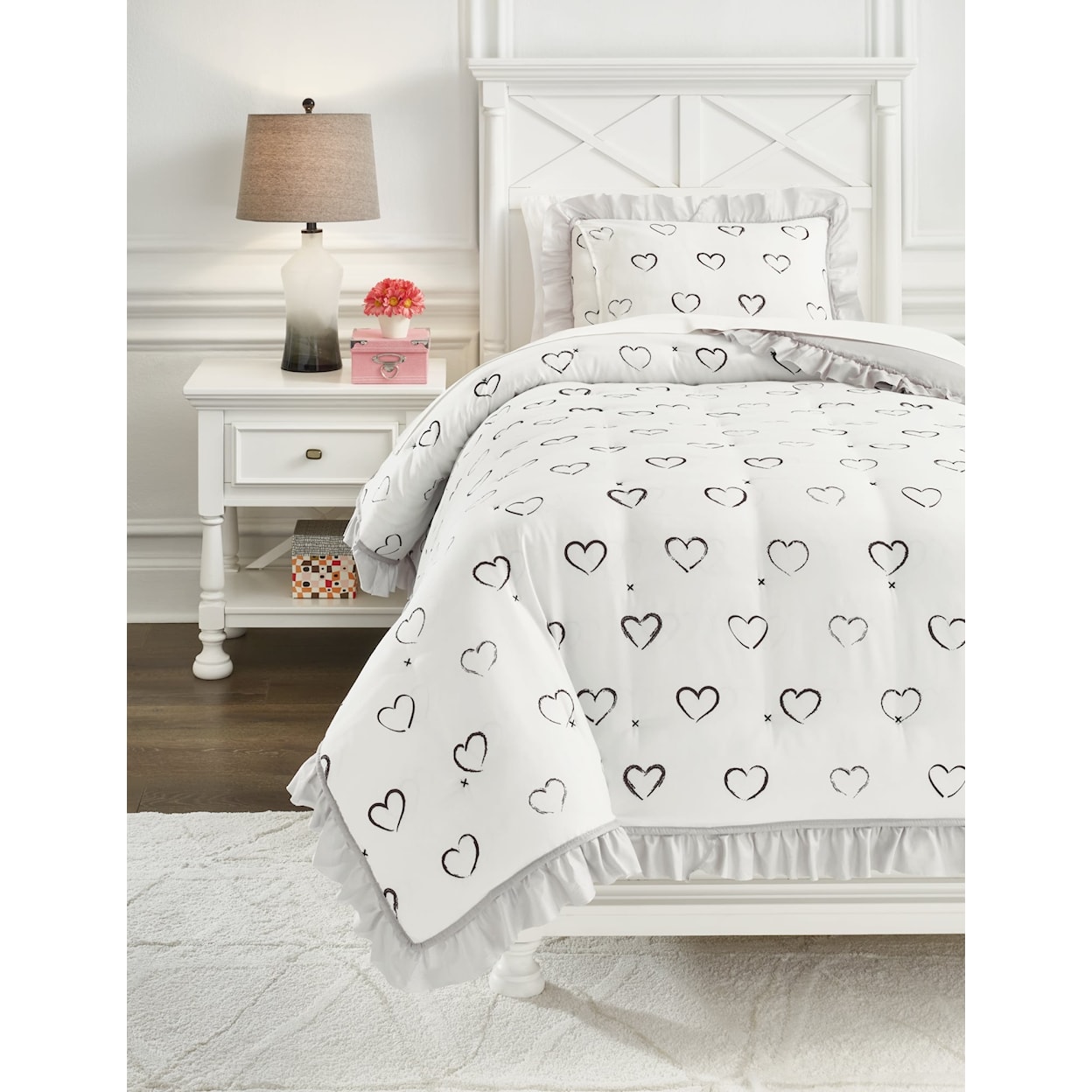 Ashley Furniture Signature Design Hartlen Twin Comforter Set