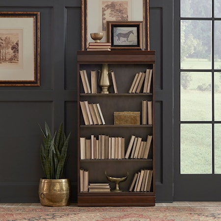 Stepped Bookcase Wall