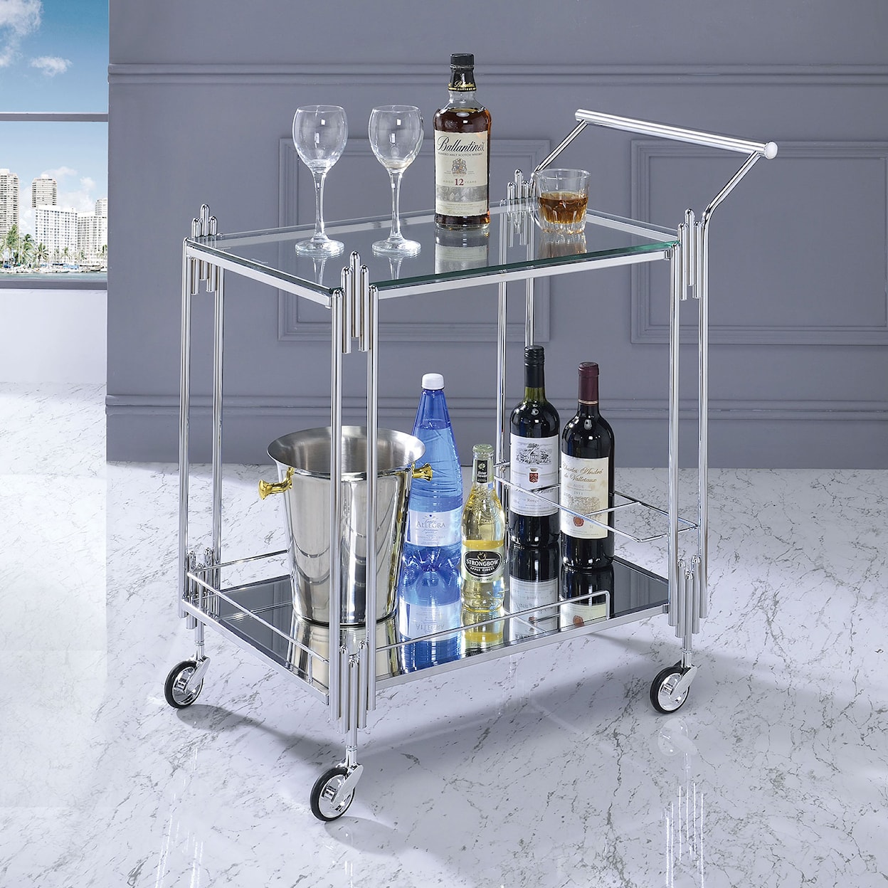 Furniture of America - FOA Ebba Serving Cart