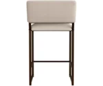 Wesley Allen FRANKLIN Non-Swivel With Back Counter Stool