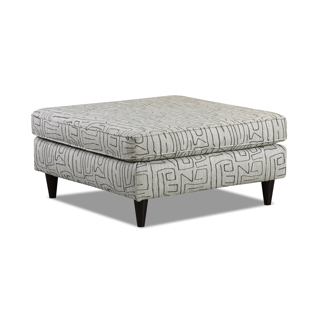 VFM Signature 7000 CHARLOTTE PARCHMENT Cocktail Ottoman