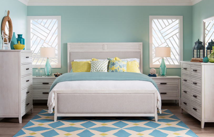 Dresser and Mirror Set