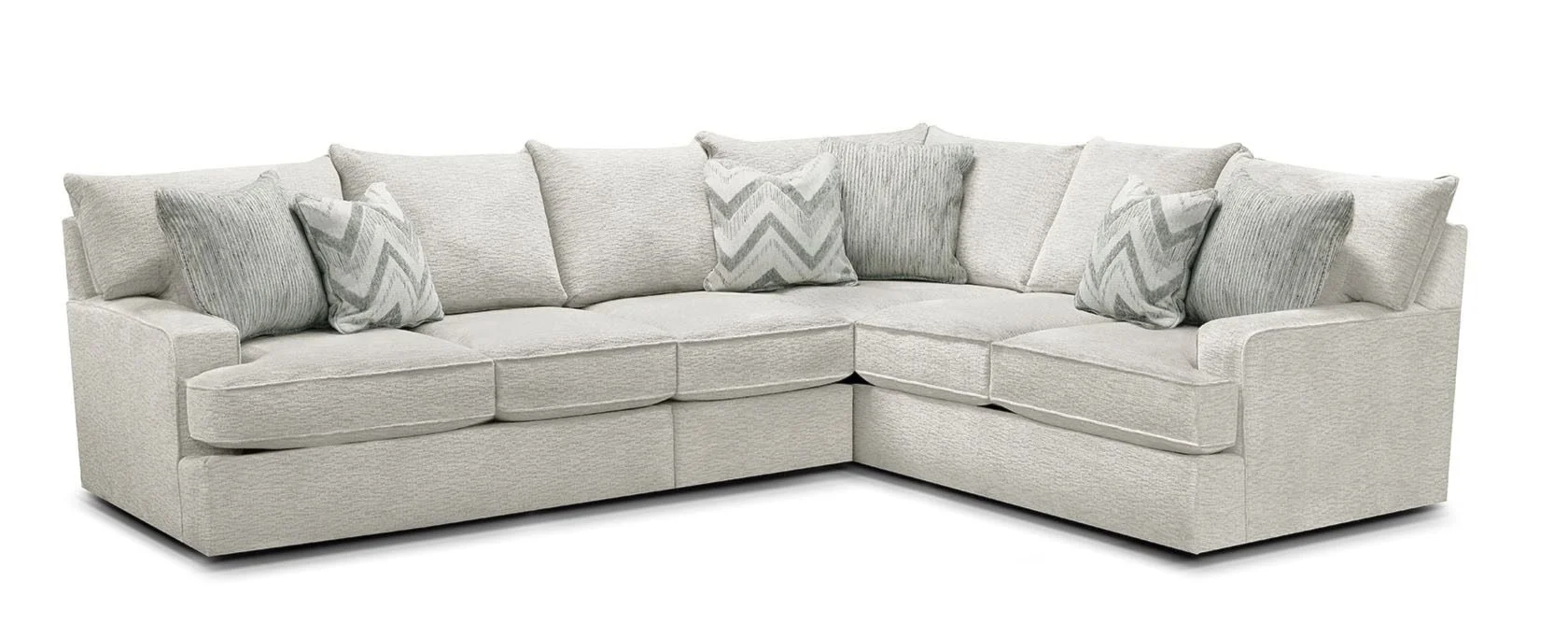 England Anderson 3300-27+39+64 8784 Contemporary 3-Piece Sectional Sofa ...