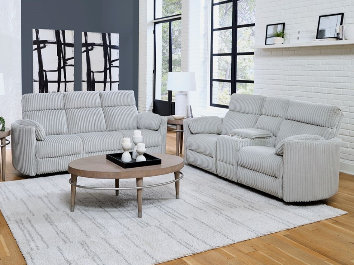 Parker Living Radius Power Reclining Sofa and Loveseat Set