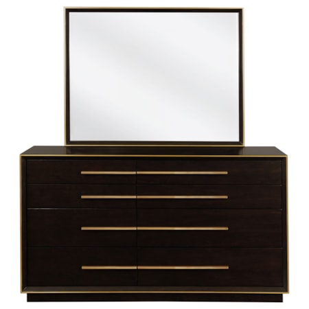 8-drawer Dresser w/ Mirror