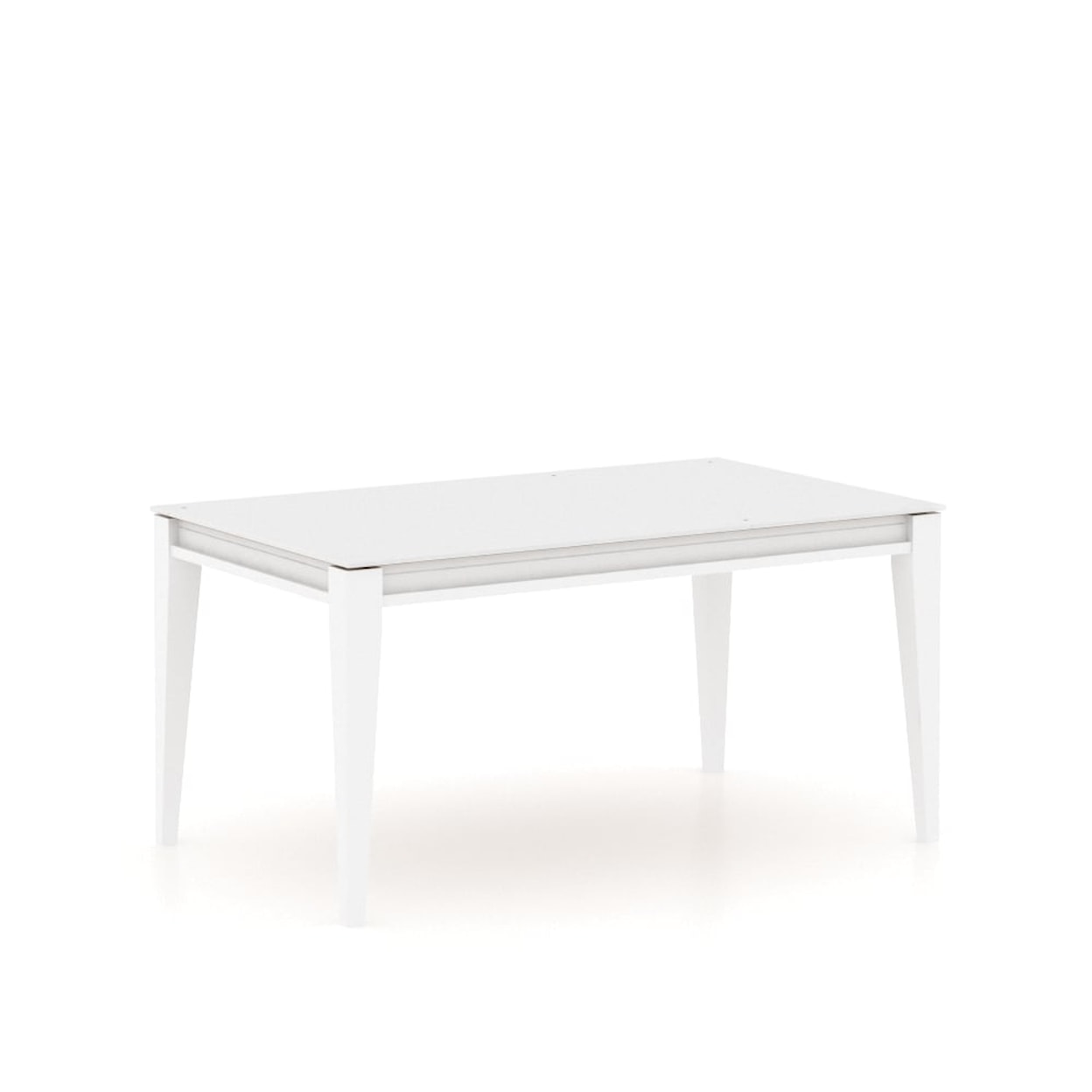 Canadel Gourmet Glass Top Dining Table