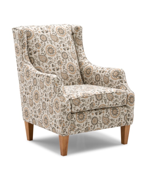 Transitional Wing Back Chair