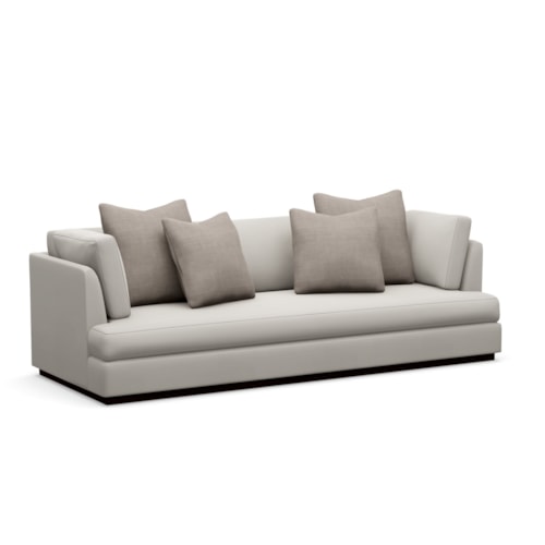 Contemporary Carrier Large Sofa with Bench Cushion