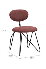 Zuo Novi Collection Contemporary Dining Chair