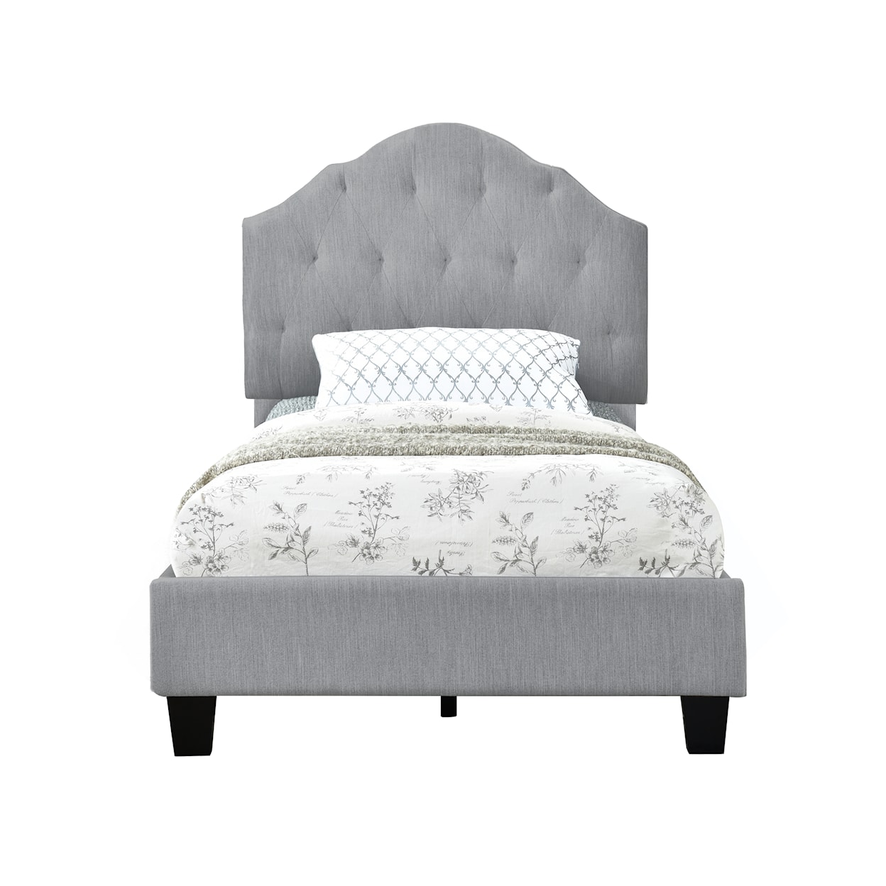 Accentrics Home Fashion Beds Twin Upholstered Bed