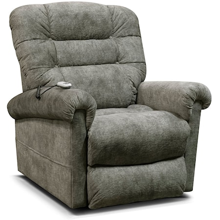 Causal Reclining Power Lift Chair with Pillow Arms