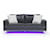 Global Furniture 98 Contemporary Sofa with LED Lighting and USB Port